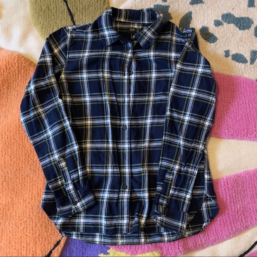 Uniqlo plaid flannel
